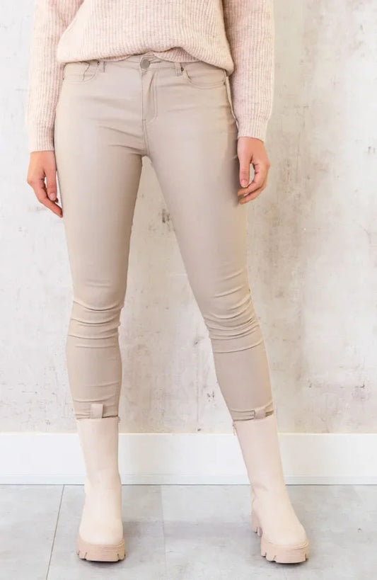Riley | Beschichtete Skinny Jeans | Modischer Komfort | Luxuriöse Baumwollmischung