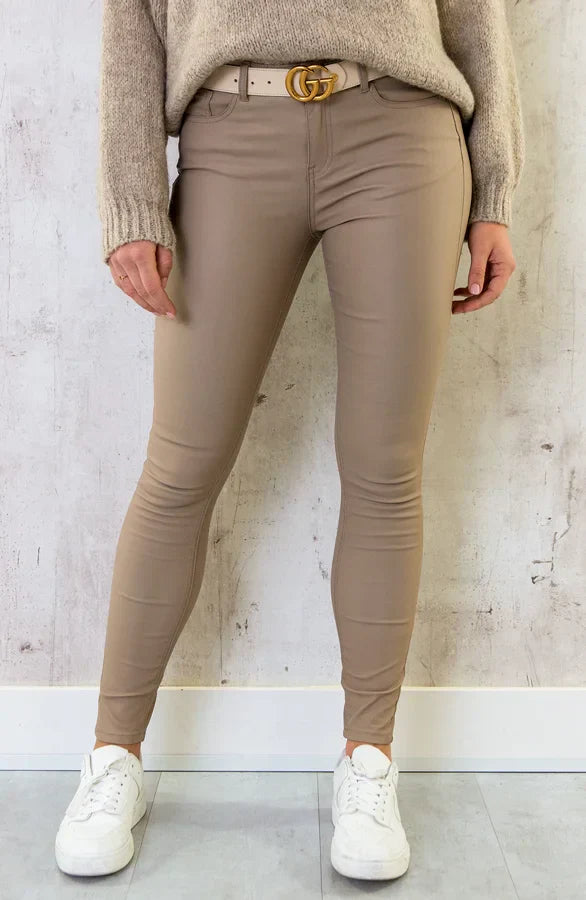 Riley | Beschichtete Skinny Jeans | Modischer Komfort | Luxuriöse Baumwollmischung