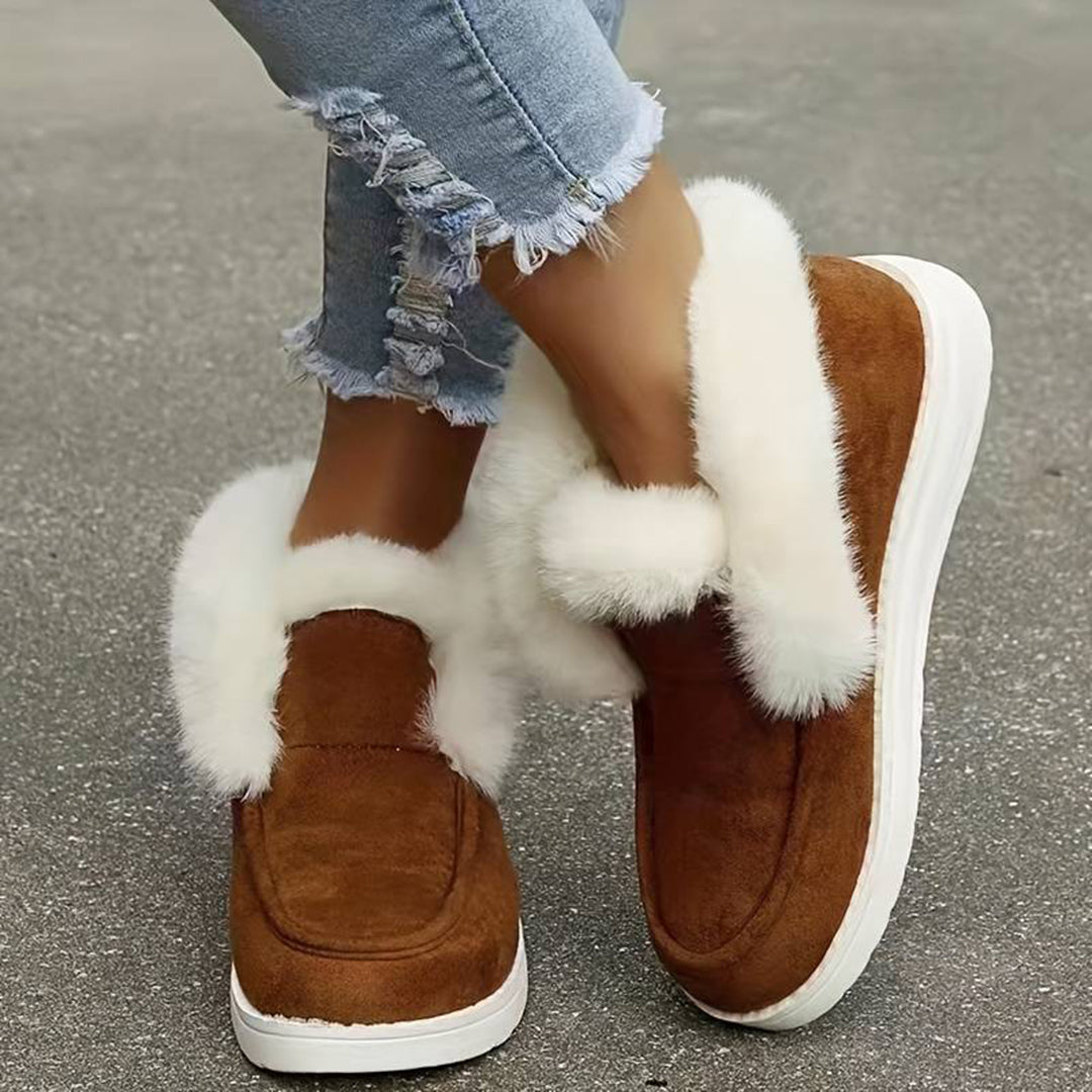 Lancy - Kuschelig flauschige Sneakers für Frauen