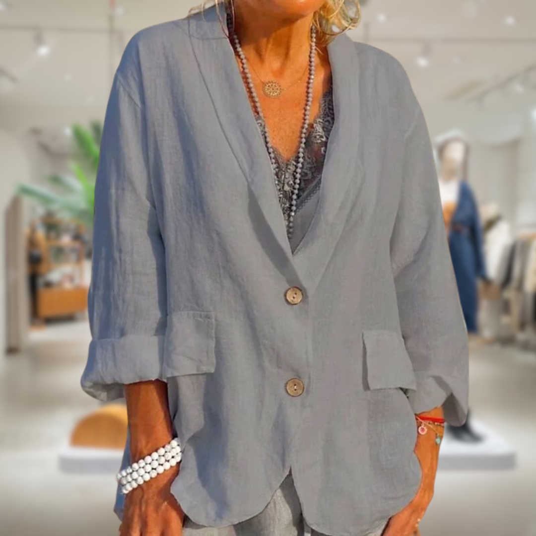 Shevanni - Stilvoller Blazer mit Knöpfen für Frauen