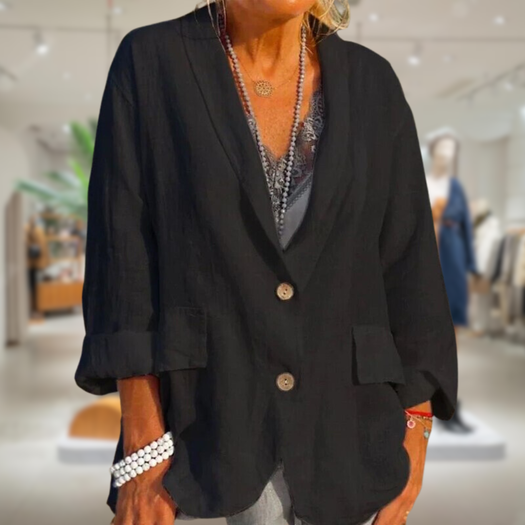 Shevanni - Stilvoller Blazer mit Knöpfen für Frauen