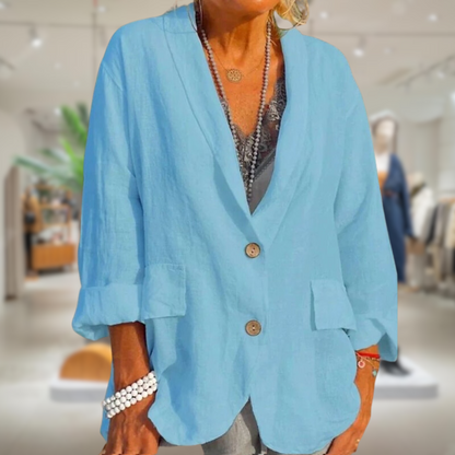 Shevanni - Stilvoller Blazer mit Knöpfen für Frauen