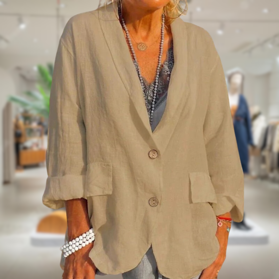 Shevanni - Stilvoller Blazer mit Knöpfen für Frauen