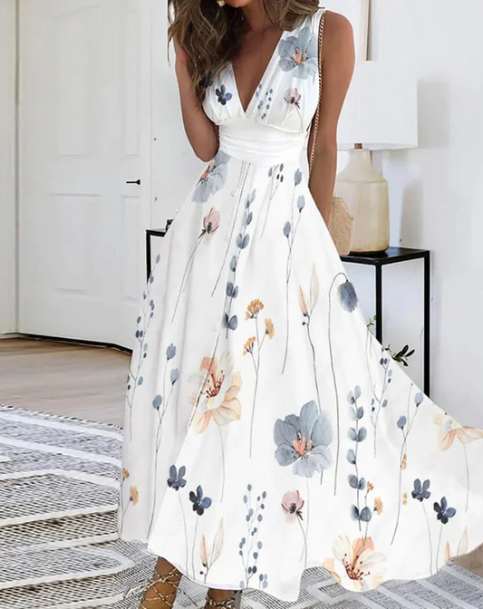 Conch - Bedrucktes ärmelloses Kleid