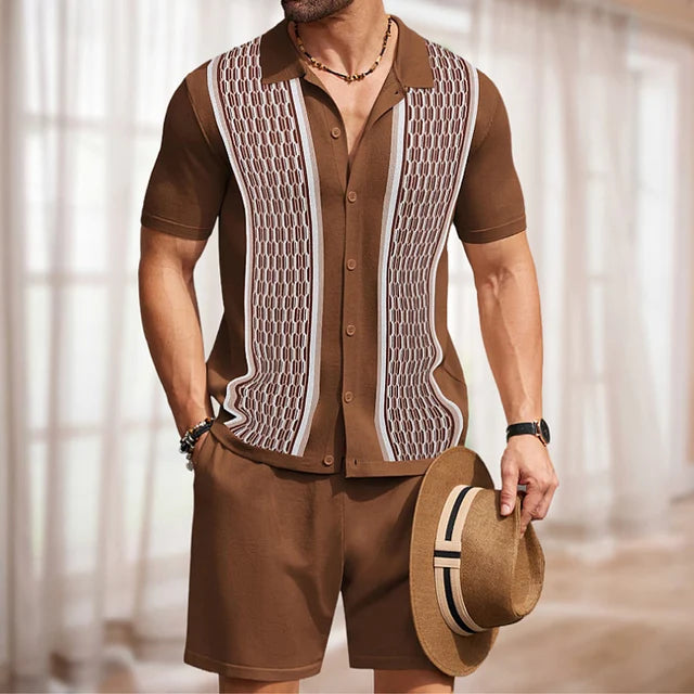 Zweiteiliges Sommer-Strickset für Männer - Murray
