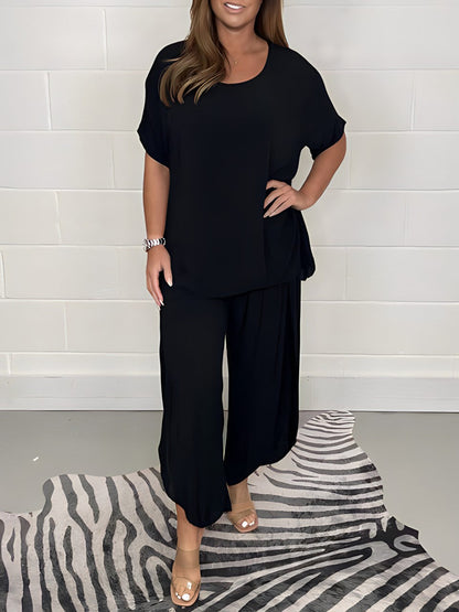 Entspanntes Set aus Oberteil und Hose - Carine