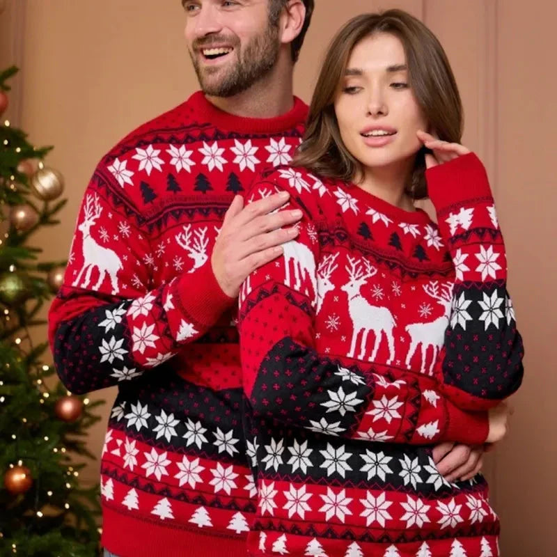 Alex & Mia - Passende Weihnachtspullover für Paare