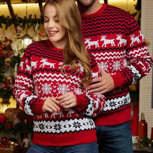 Alex & Mia - Passende Weihnachtspullover für Paare