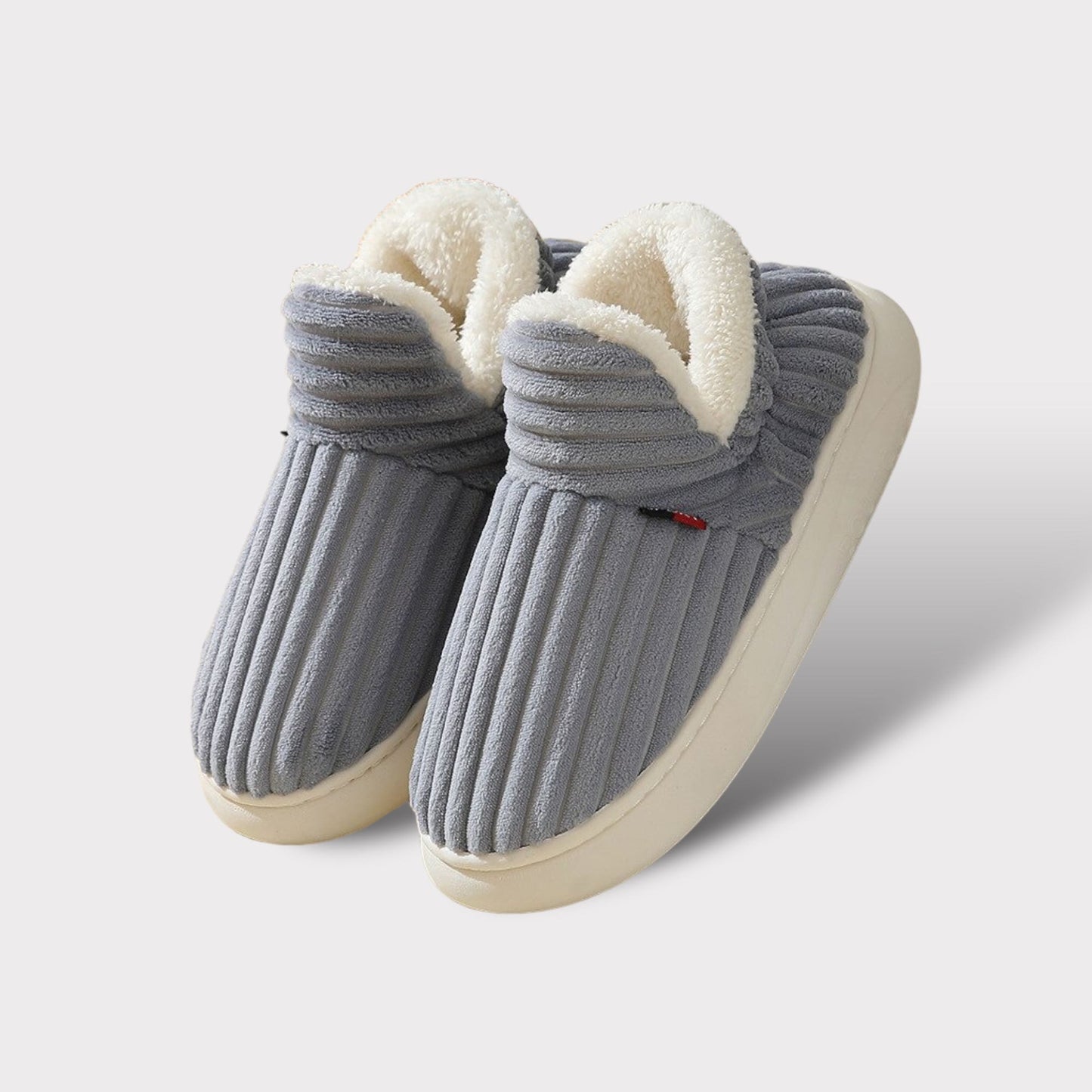 CozyComfort 1+1 FREE | Therapeutische flauschige Fleece Winter Hausschuhe