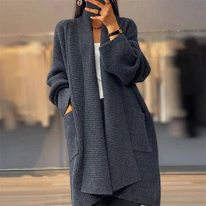 Lange Strickjacke für Damen