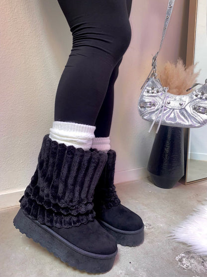 Yvet - Fuzzy-Stiefel für Frauen