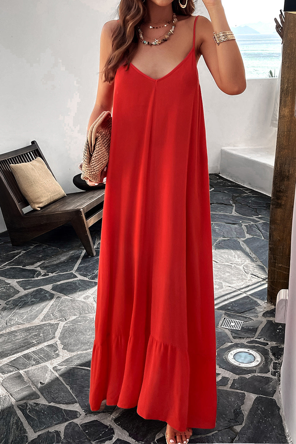 Kleid mit Taschen
