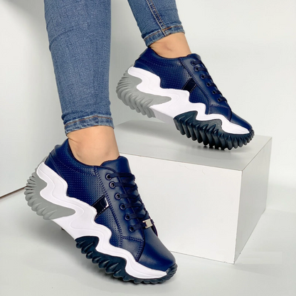 Flache Turnschuhe für Frauen