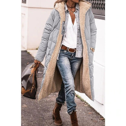Yesha - Kuschelige lange Jacke für Frauen