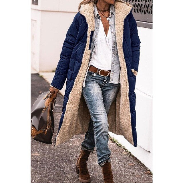 Navi - warme Winter-Pufferjacke