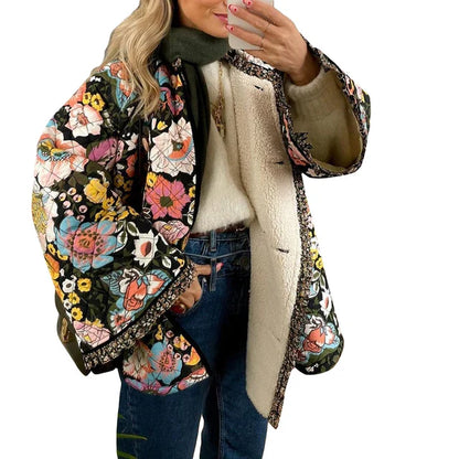 Reece - Leichte Sommerjacke mit Blumendruck