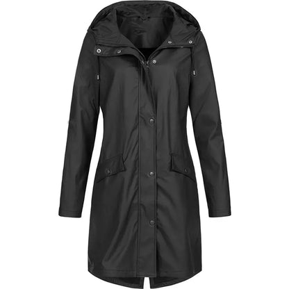 Yasmine - lange wasserdichte Outdoor-Jacke