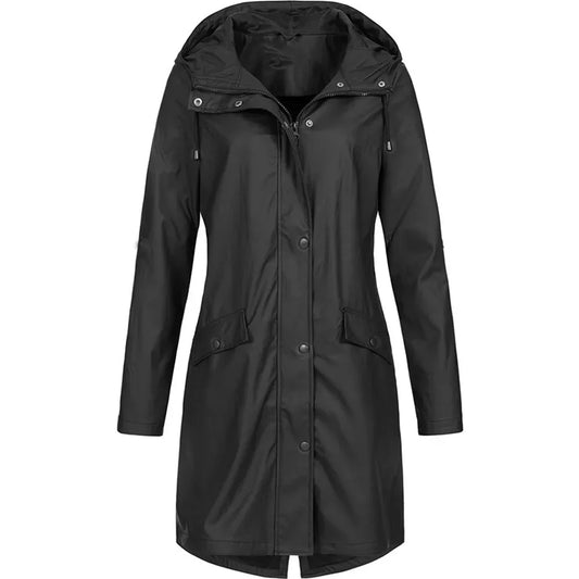 Yasmine - lange wasserdichte Outdoor-Jacke