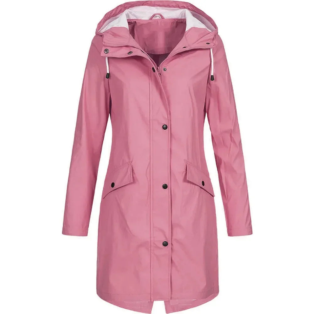 Yasmine - lange wasserdichte Outdoor-Jacke