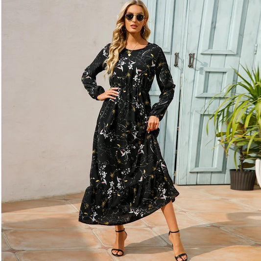 Daria - Eleganter Chiffon Jurk