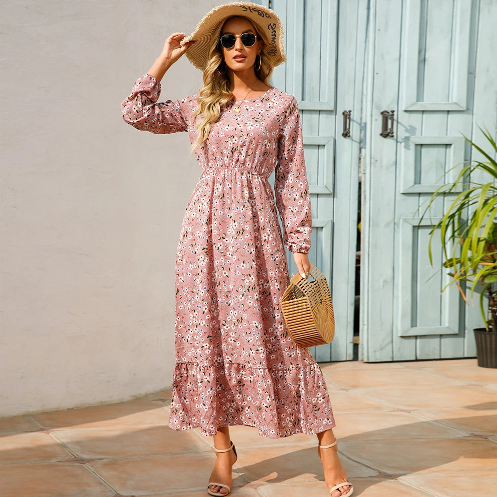 Daria - Eleganter Chiffon Jurk