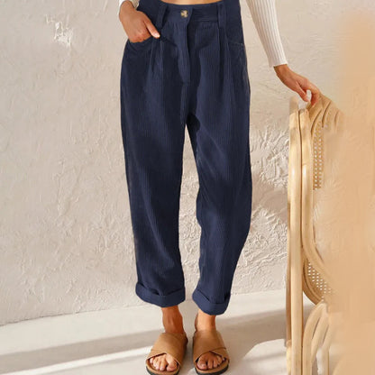 Hosen mit hoher Taille für Frauen