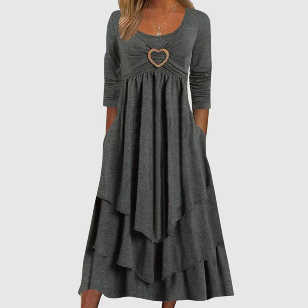 Lässiges langes Kleid