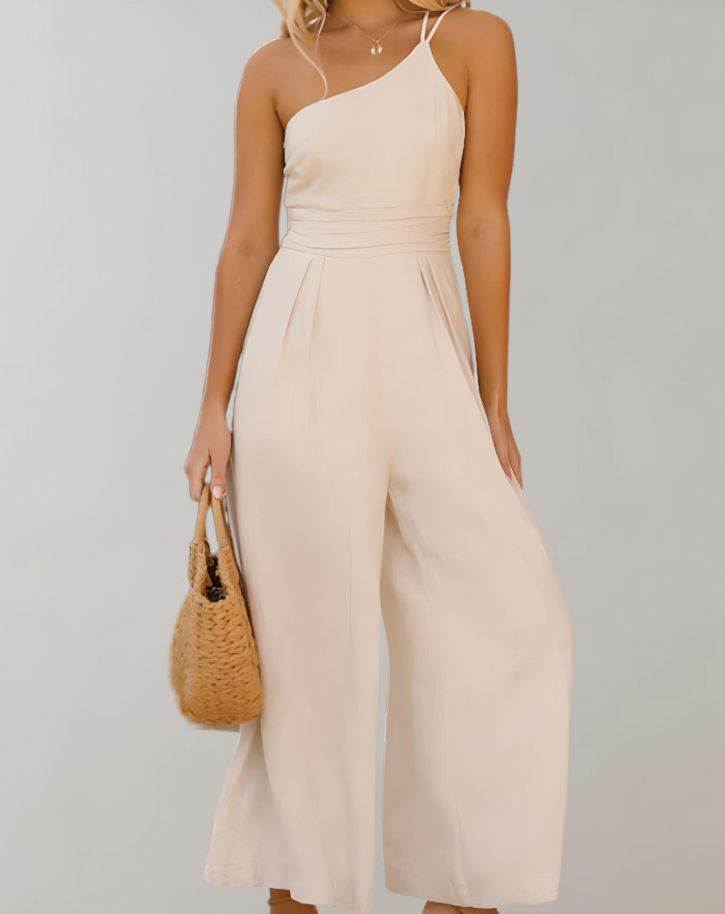 Sophie - eleganter Jumpsuit mit asymmetrischem Träger