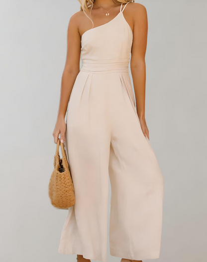 Sophie - eleganter Jumpsuit mit asymmetrischem Träger