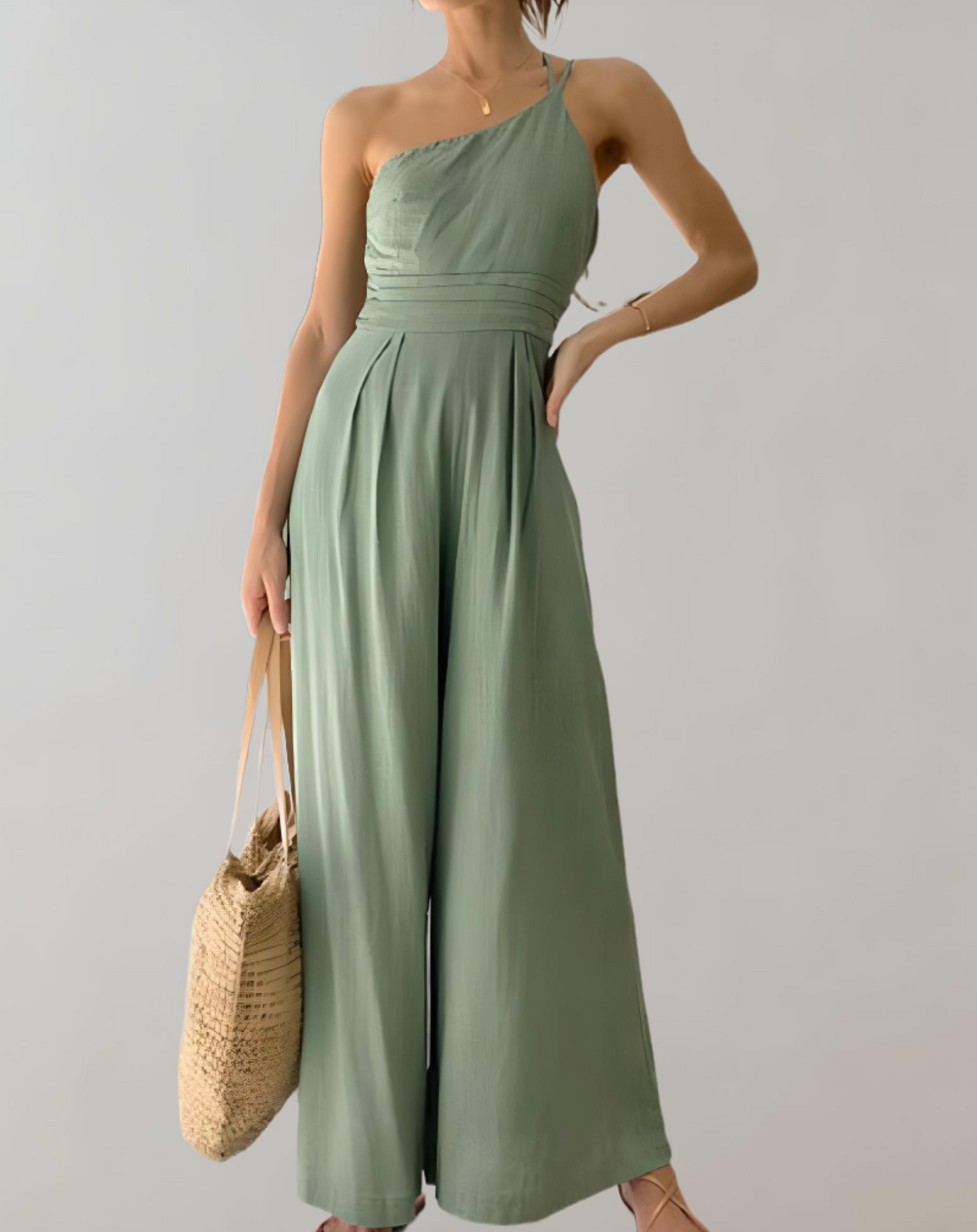 Sophie - eleganter Jumpsuit mit asymmetrischem Träger