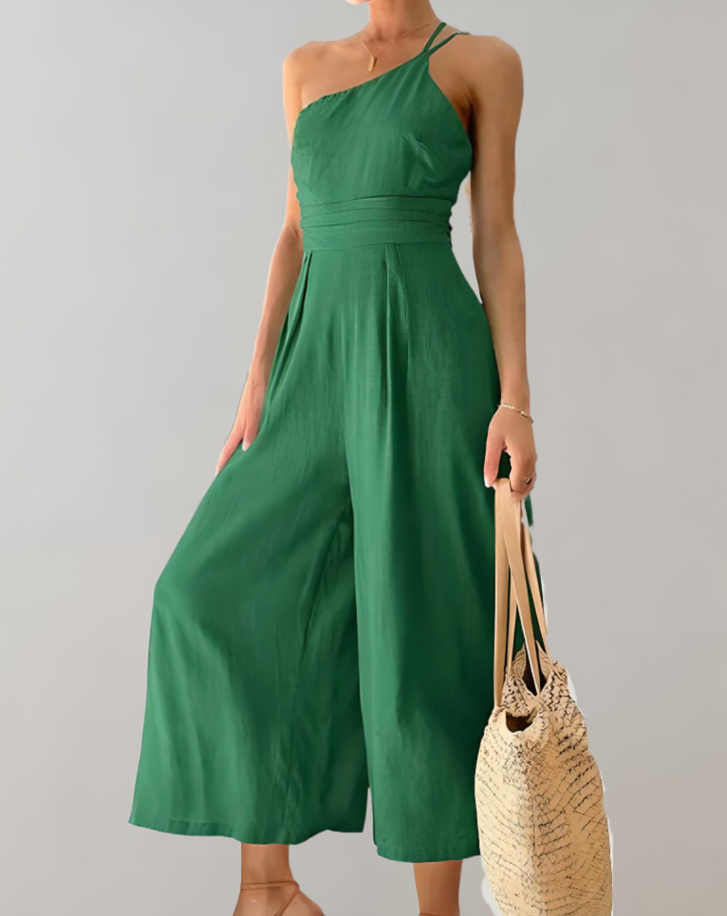 Sophie - eleganter Jumpsuit mit asymmetrischem Träger