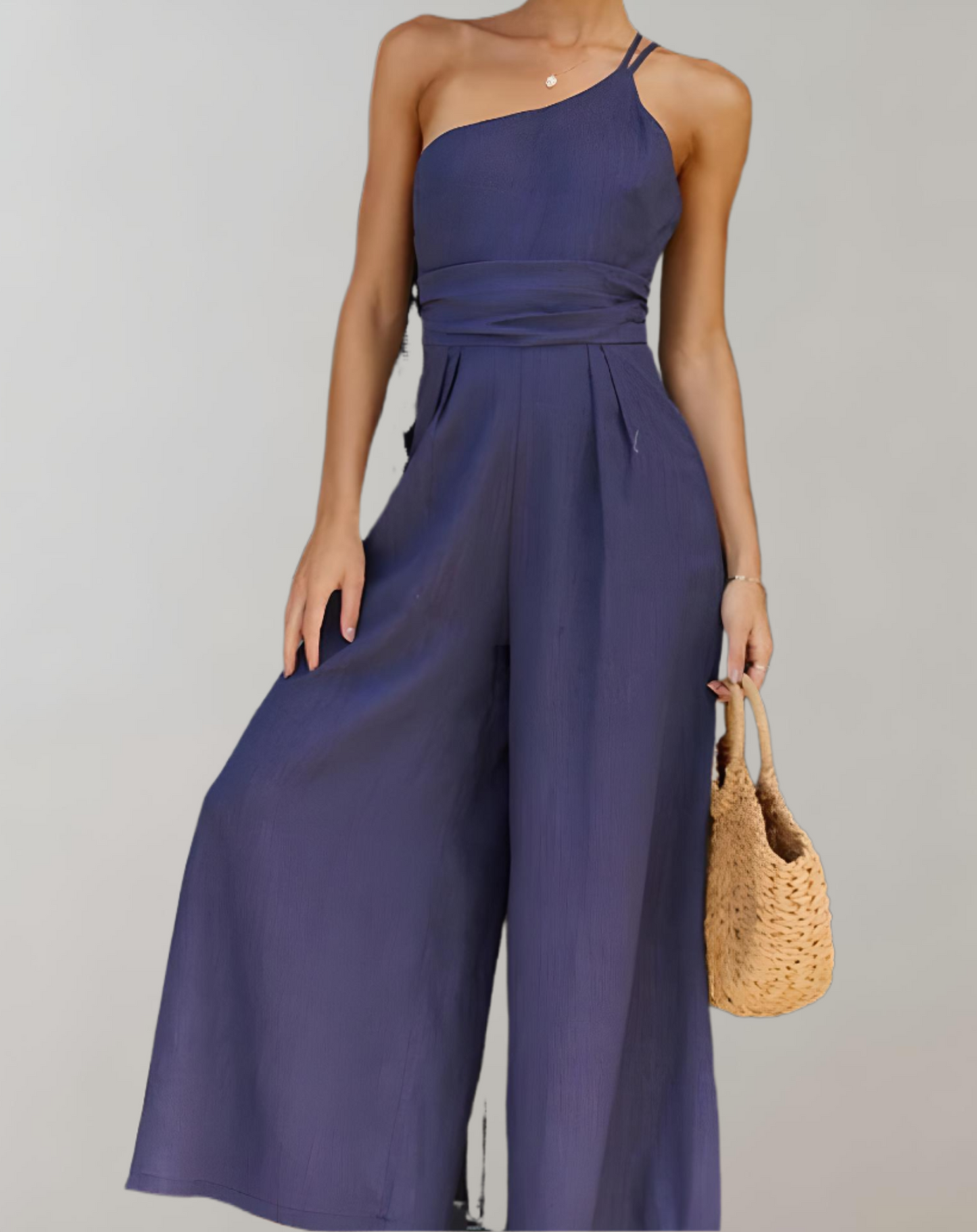 Sophie - eleganter Jumpsuit mit asymmetrischem Träger