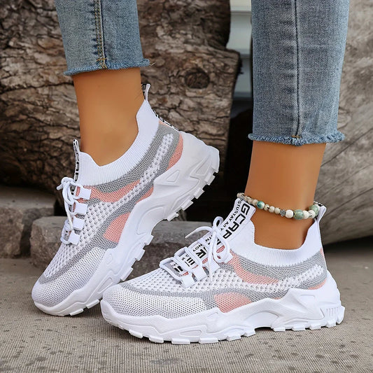 Neue Sommer Frauen Atmungsaktive Mesh-Oberfläche Schuhe