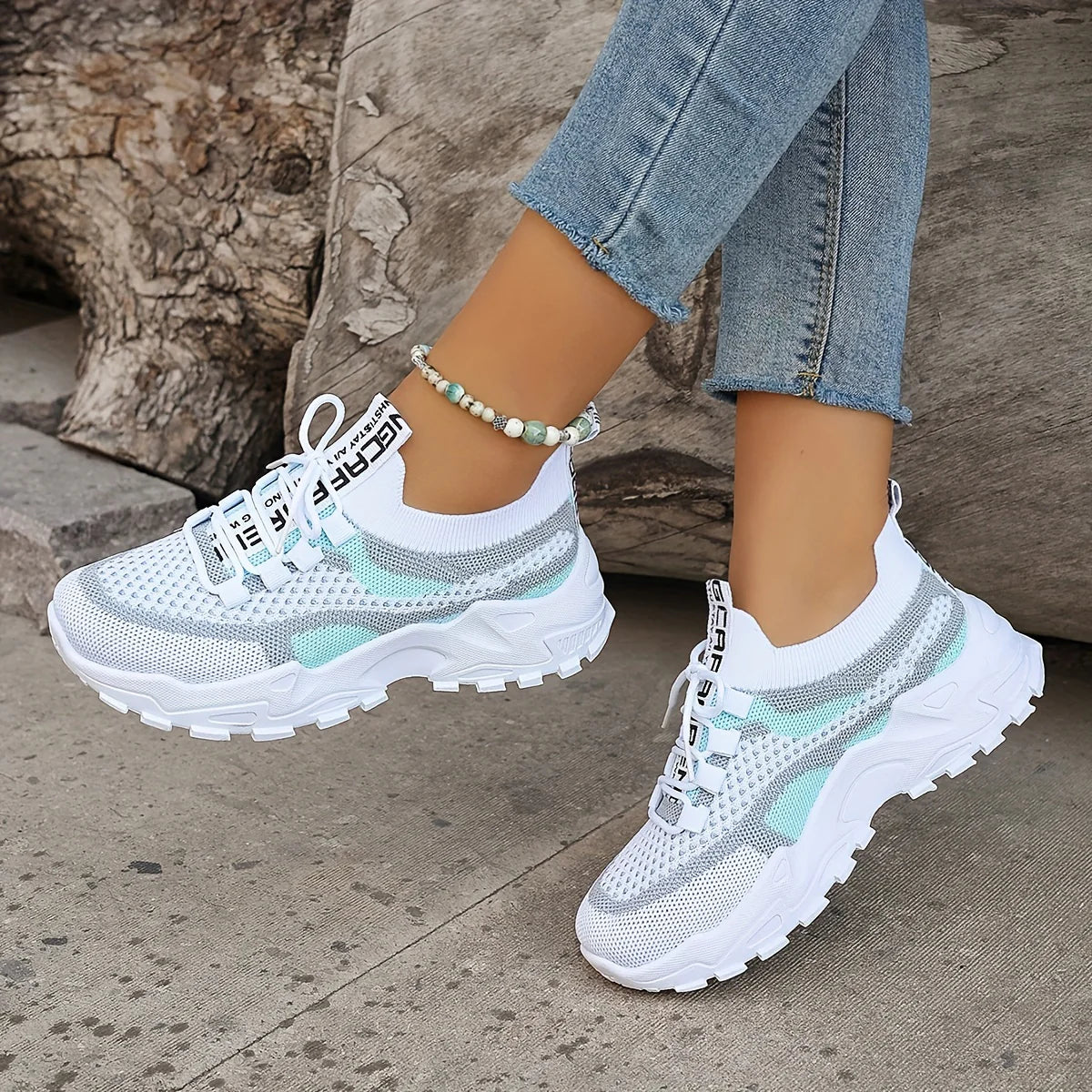 Neue Sommer Frauen Atmungsaktive Mesh-Oberfläche Schuhe