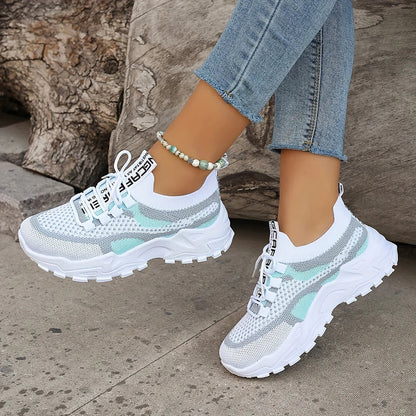 Neue Sommer Frauen Atmungsaktive Mesh-Oberfläche Schuhe