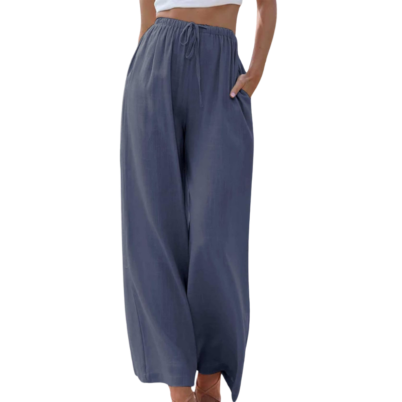 Reese - Hose mit hoher Taille und weiten Beinen