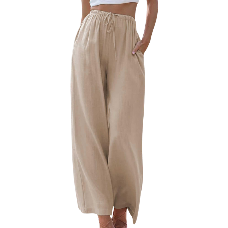 Reese - Hose mit hoher Taille und weiten Beinen