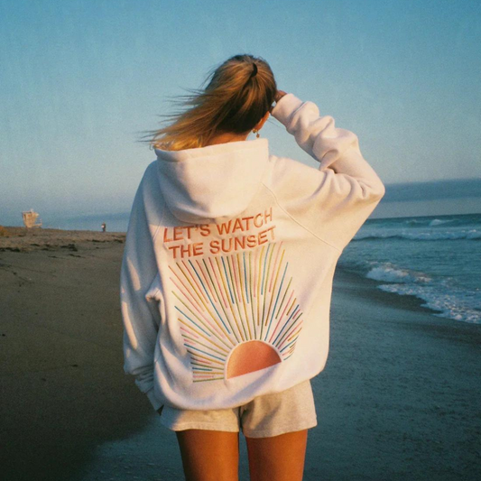Sarah - Stylischer und bequemer Winter Hoodie mit Buchstabendruck für Frauen