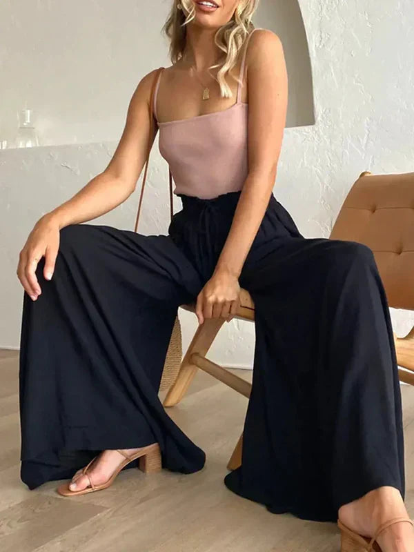 Nina - Lässige und stilvolle weite Herbsthose für Frauen