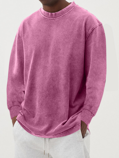 Thomas | Langarmshirt mit Rundhalsausschnitt