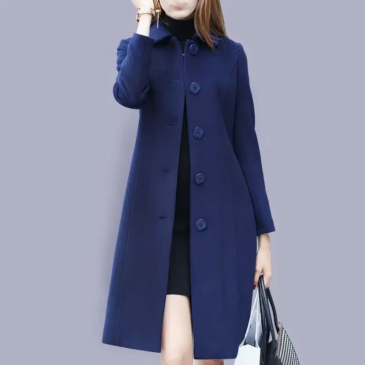 Elicia | Eleganter, schicker und bequemer Damenmantel für alle Jahreszeiten