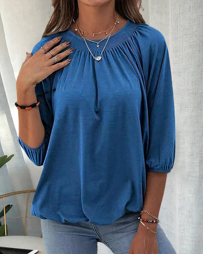 ESTELLE - Stilvolle Bluse mit 3/4-Ärmeln