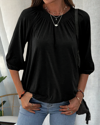 ESTELLE - Stilvolle Bluse mit 3/4-Ärmeln