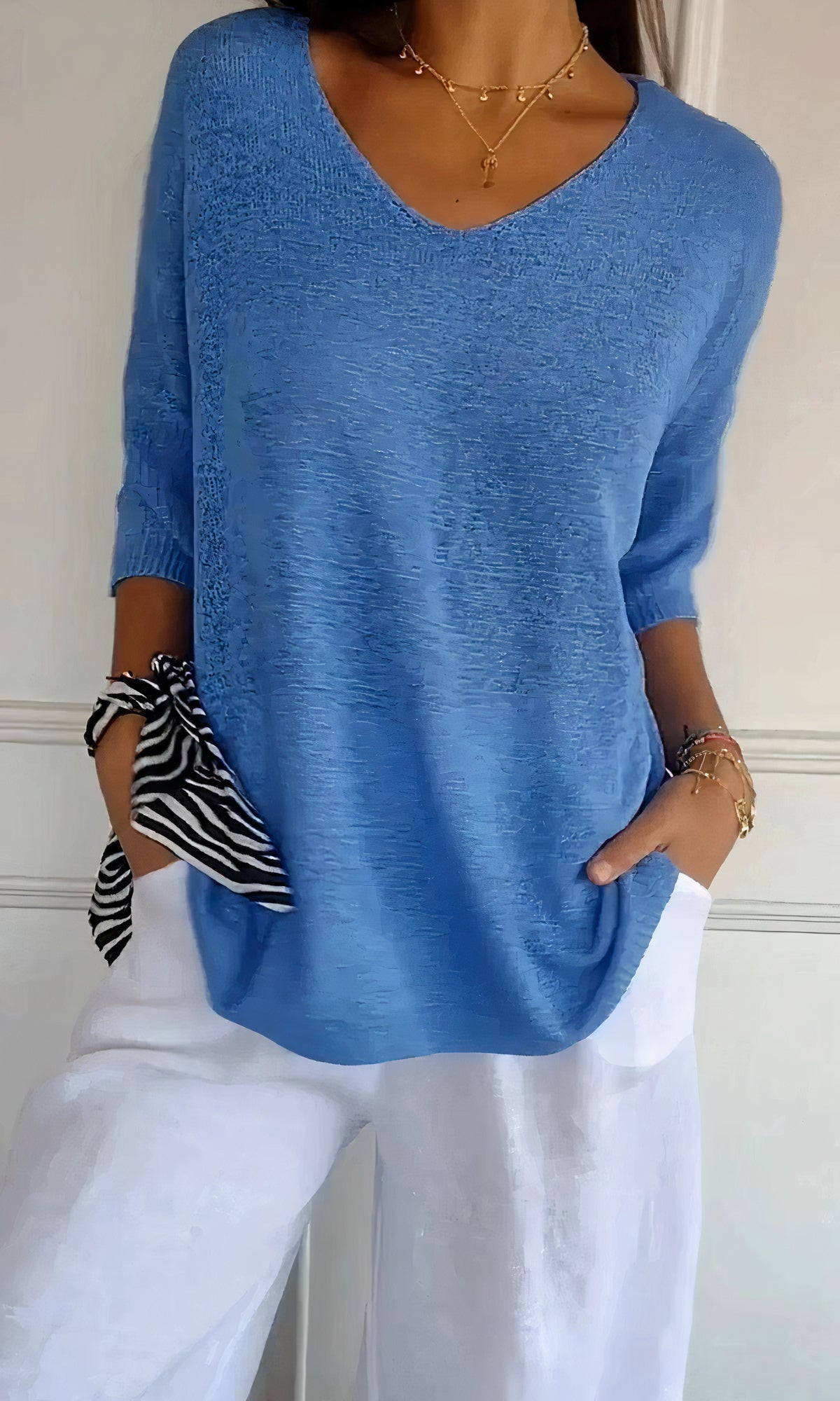 EVI - Gestricktes Tanktop mit V-Ausschnitt