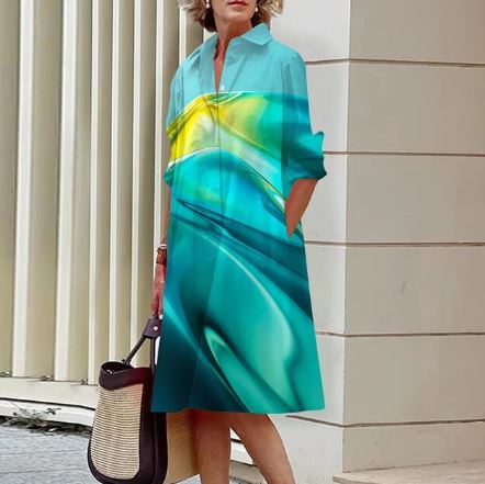 Lillian - Hemdkleid mit Farbverlauf für Frauen