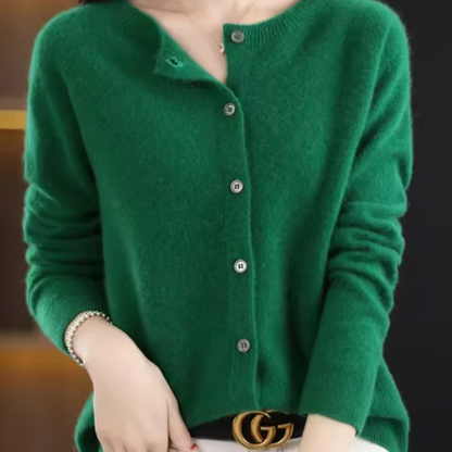 Edwige - Lässige Strickjacke aus Kaschmir