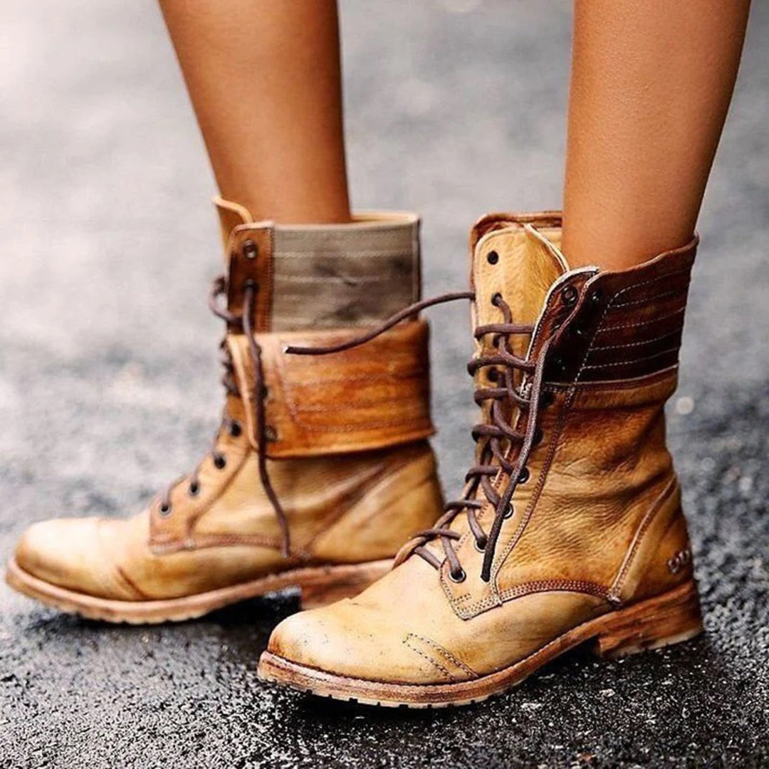 Marion - Damen-Schnürstiefeletten aus Leder