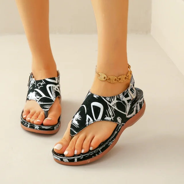 Elle - Elegante farbenfrohe Damen Sandalen