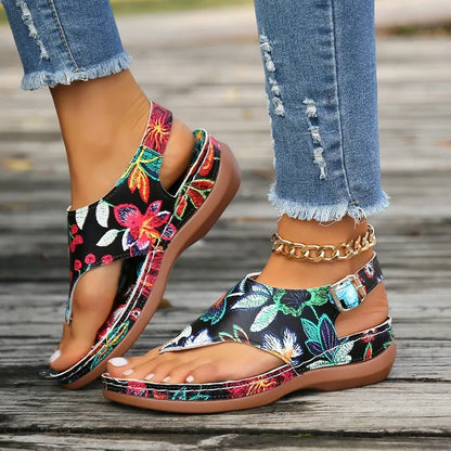 Elle - Elegante farbenfrohe Damen Sandalen