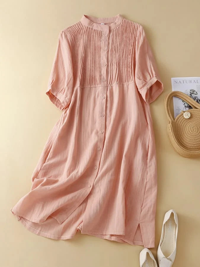 Elliot - Künstlerisches Retro-Faltenkleid